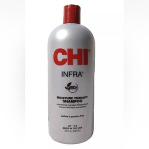 New CHI Infra Moisture Therapy Shampoo Natural with no Parabens Sulfates 32oz